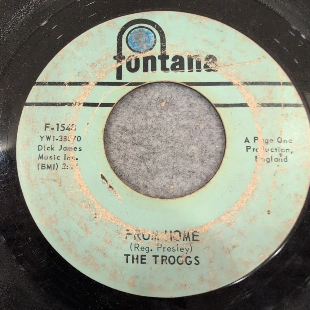 The Troggs Wild Thing From Home 45 RPM 7 Vinyl Single Fontana F-1548 1966 - Picture 2 of 4